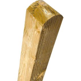 Grange Timber Green Fence post (H)1.8m, Pack of 4