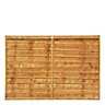 Grange Traditional Lap 4ft Wooden Fence panel (W)1.83m (H)1.2m, Pack of 3