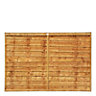 Grange Traditional Lap 4ft Wooden Fence panel (W)1.83m (H)1.2m, Pack of 5