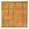 Grange Traditional Lap Wooden Fence panel (W)1.83m (H)1.8m, Pack of 5