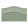 Grange Woodbury Horizontal grooved slat Wooden Fence panel (W)1.8m (H)1.05m, Pack of 4