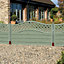 Grange Woodbury Horizontal grooved slat Wooden Fence panel (W)1.8m (H)1.05m, Pack of 4