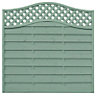 Grange Woodbury Horizontal grooved slat Wooden Fence panel (W)1.8m (H)1.8m, Pack of 3