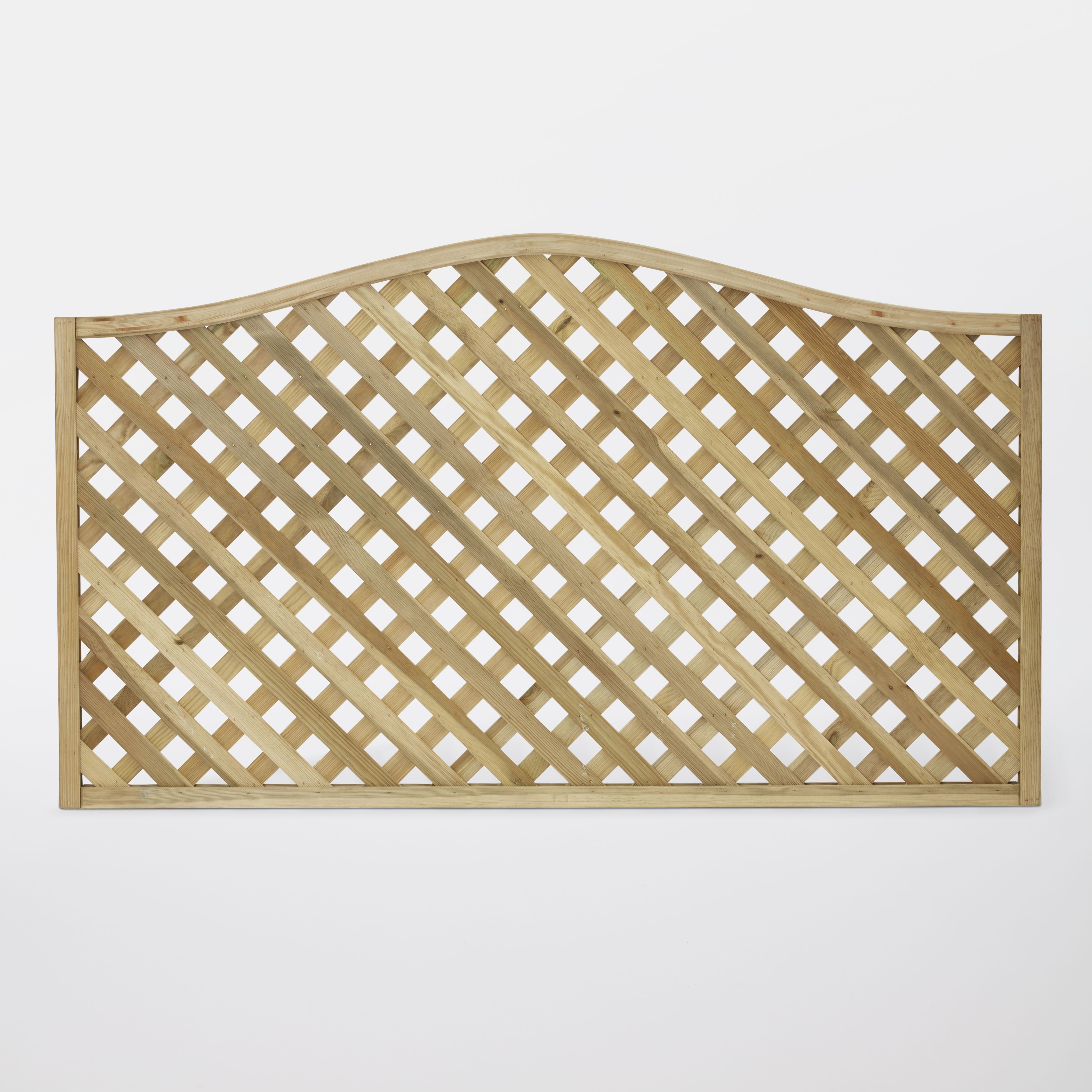 Grange Woodbury Lattice European softwood Trellis panel (W)180cm x (H)105cm