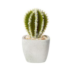 Green Ball cactus Artificial plant, 18cm