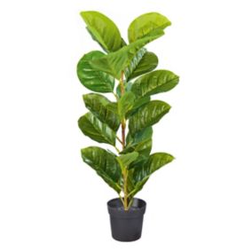 Green Fiddle leaf Artificial plant, 66cm