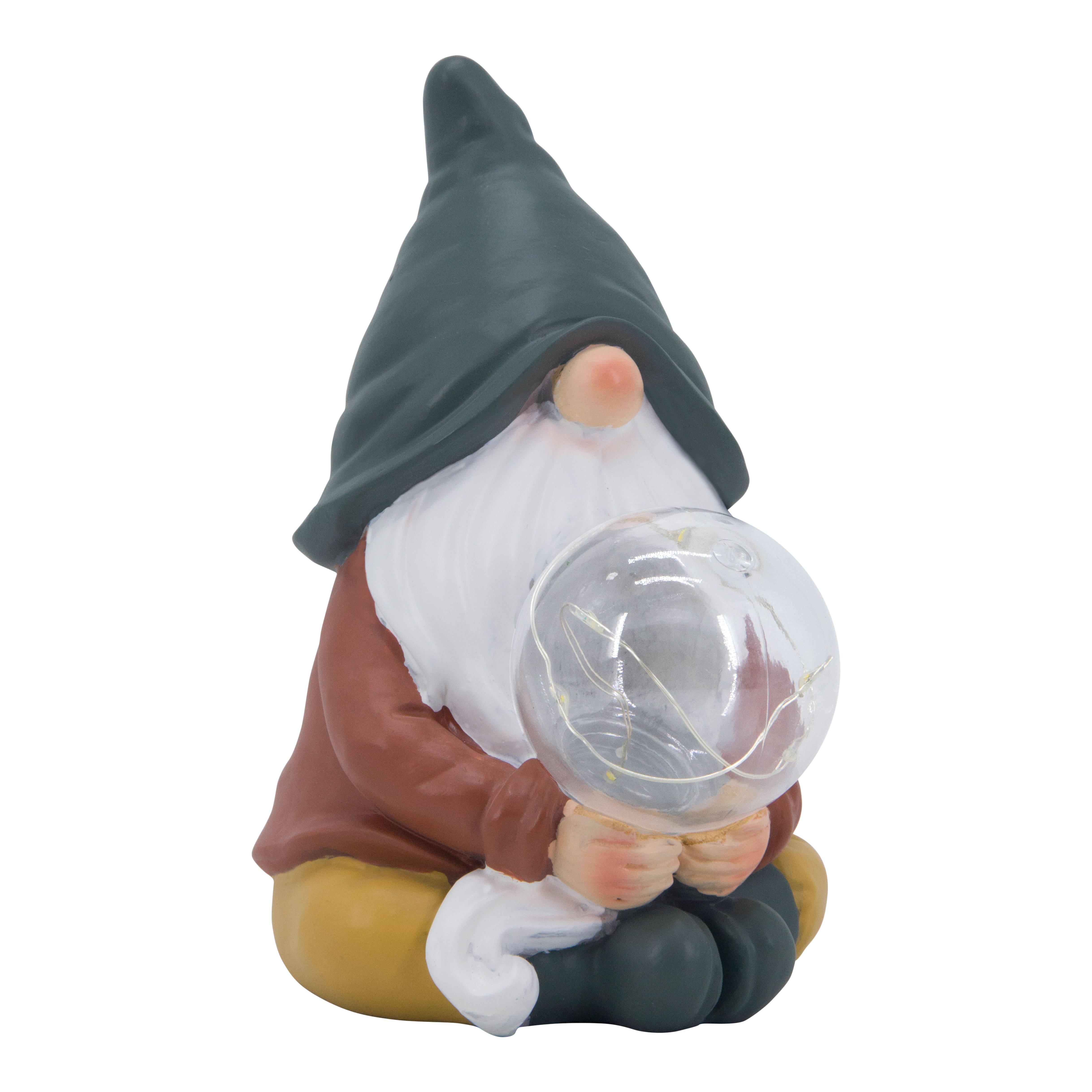 Green Gnome Multicolour Solar-powered Integrated LED Outdoor Decorative light