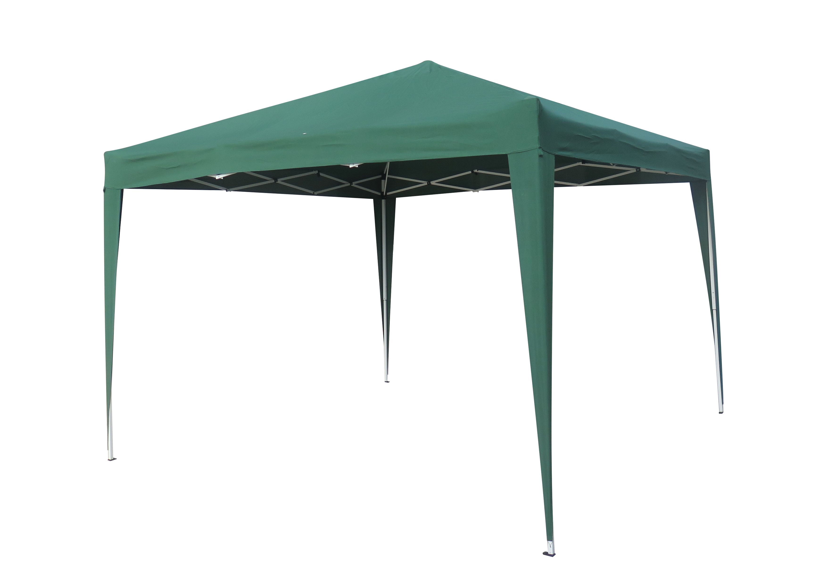 Green Pop up Square Gazebo tent (H) 2.6m (W) 3m (D) 3m