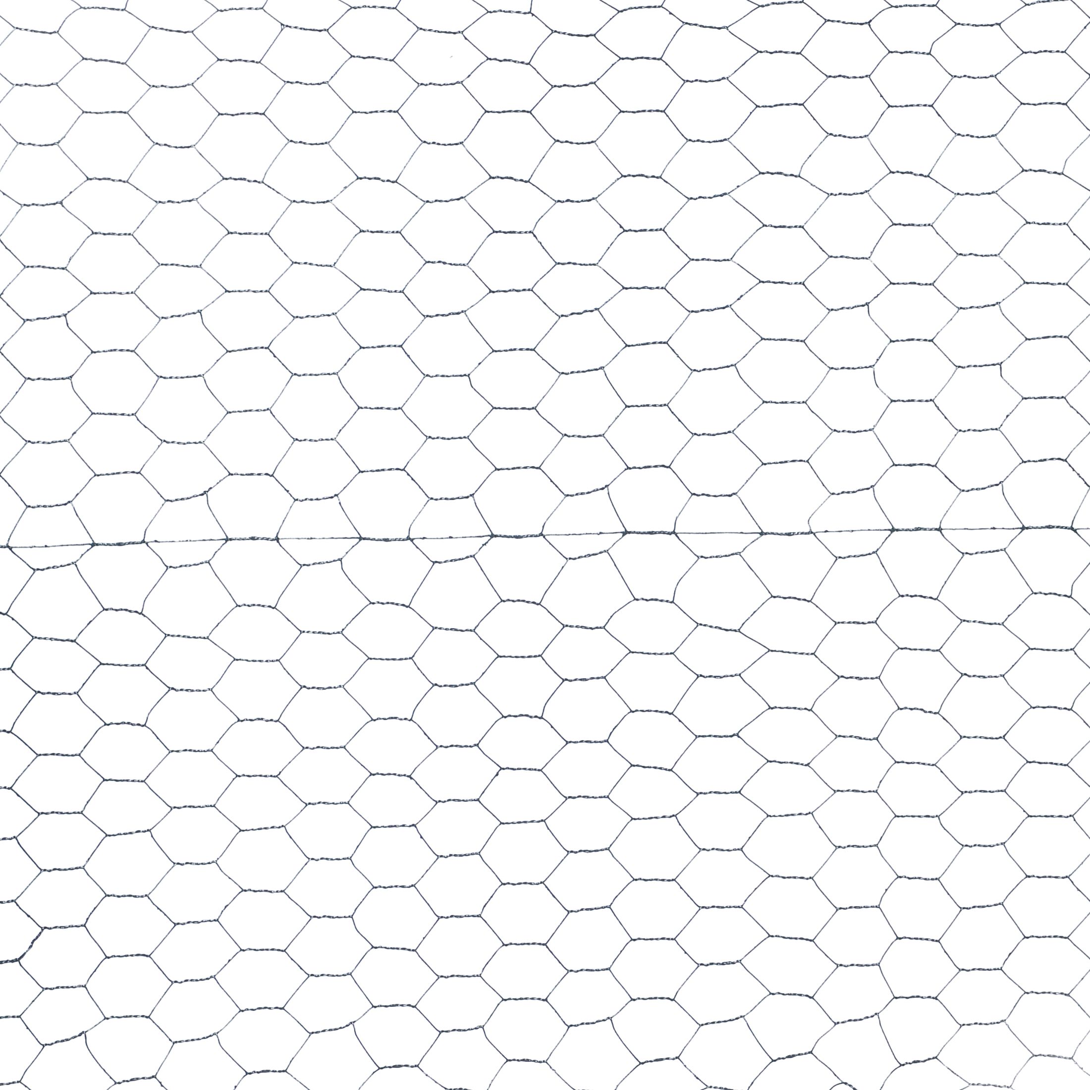 Green PVC-coated Steel Triple torsion mesh, (L)10m (H)1m (W)1m