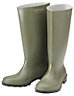 Green Wellington boots, Size 4