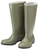 Green Wellington boots, Size 8