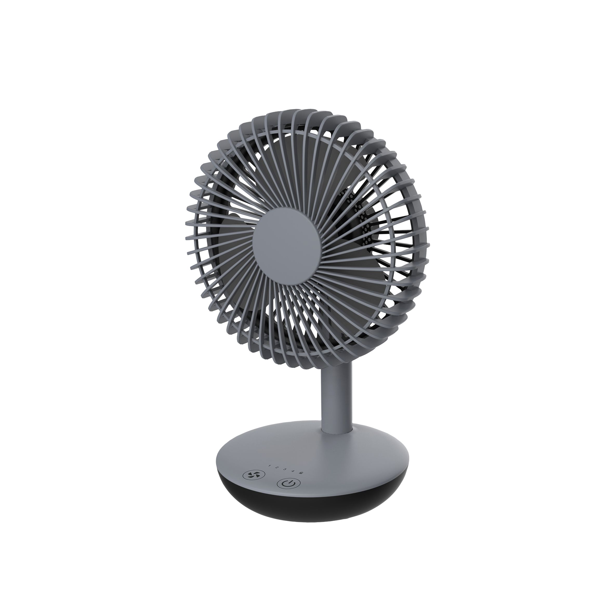 Grey 6" 3.8W 5V Variable & fixed speeds Table fan