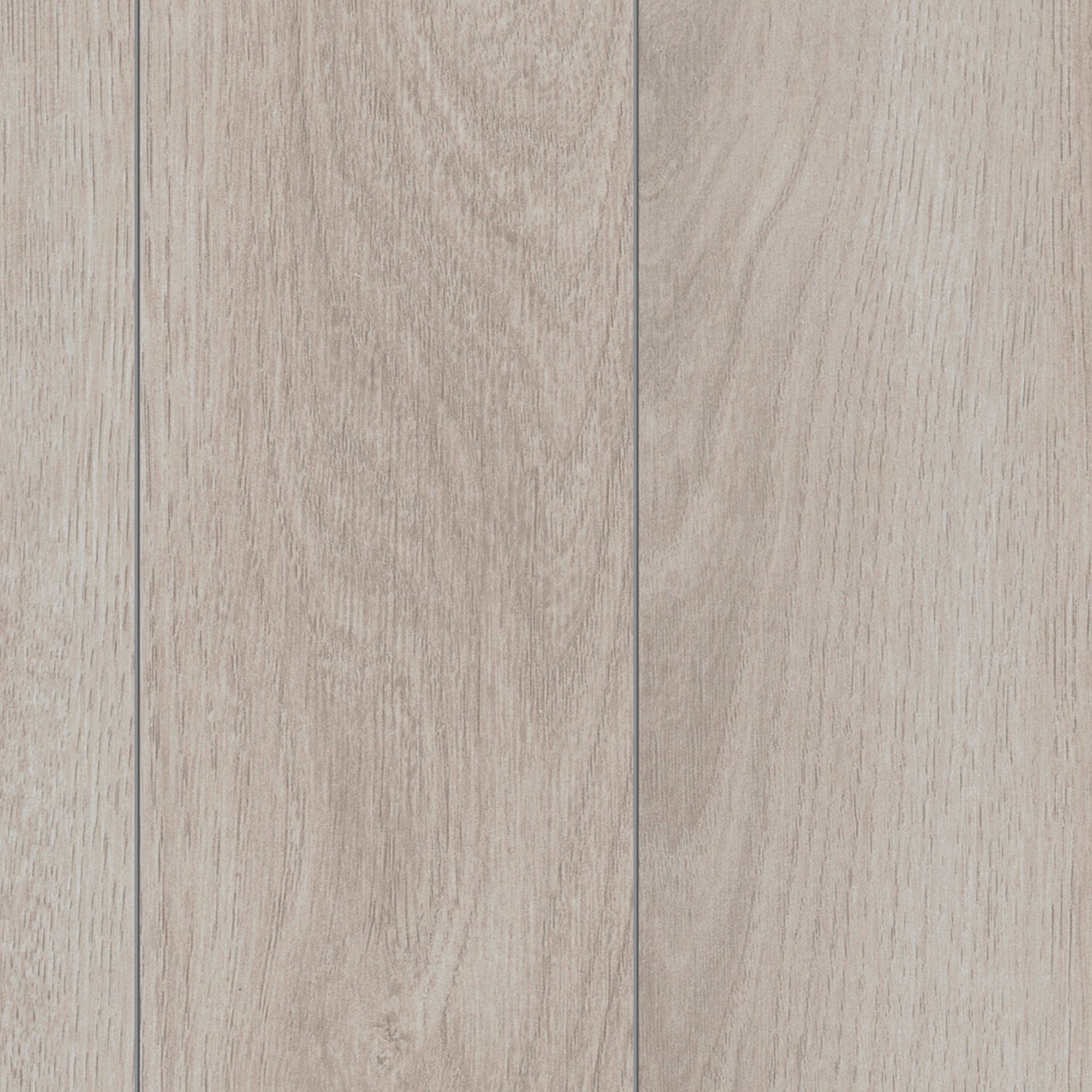Grey Authentic oak effect Laminate Flooring, 2.4m²