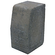 Grey Block kerb (L)200mm (W)100mm (T)125mm