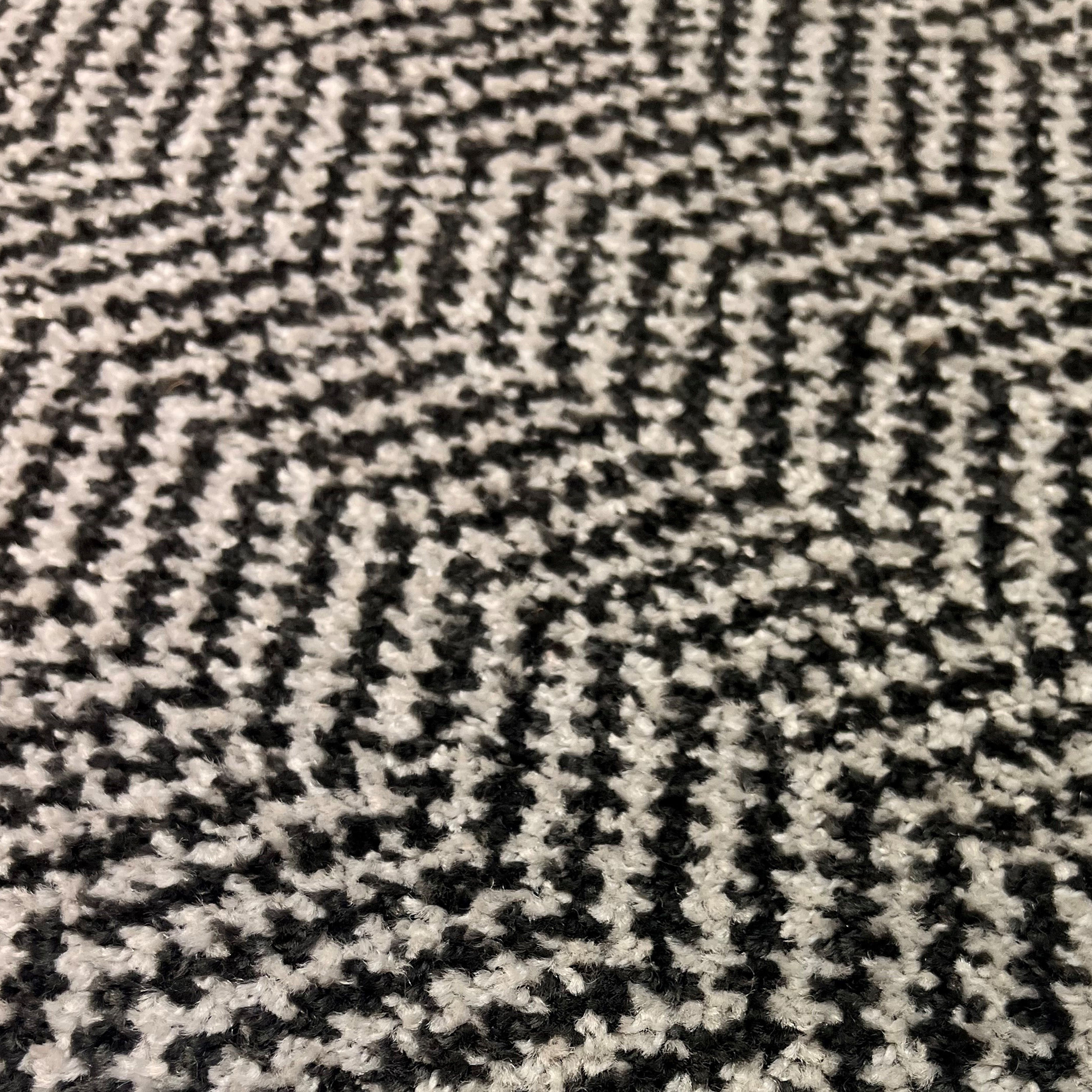 Grey Chevron Door mat, 80cm x 50cm