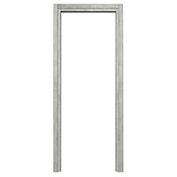 Grey Internal Door frame, (H)1981mm x (W)610mm