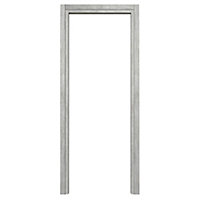 Grey Internal Door frame, (H)1981mm x (W)762mm