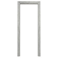 Grey Internal Door frame, (H)1981mm x (W)838mm