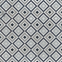 Grey Matt Concrete effect Porcelain Wall & floor Tile, Pack of 26, (L)200mm (W)200mm