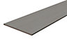 Grey Oak effect Fully edged Chipboard Furniture board, (L)0.8m (W)200mm (T)18mm