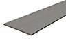 Grey Oak effect Fully edged Chipboard Furniture board, (L)0.8m (W)300mm (T)18mm