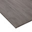 Grey Oak effect Square edge Furniture panel, (L)1.2m (W)400mm (T)18mm