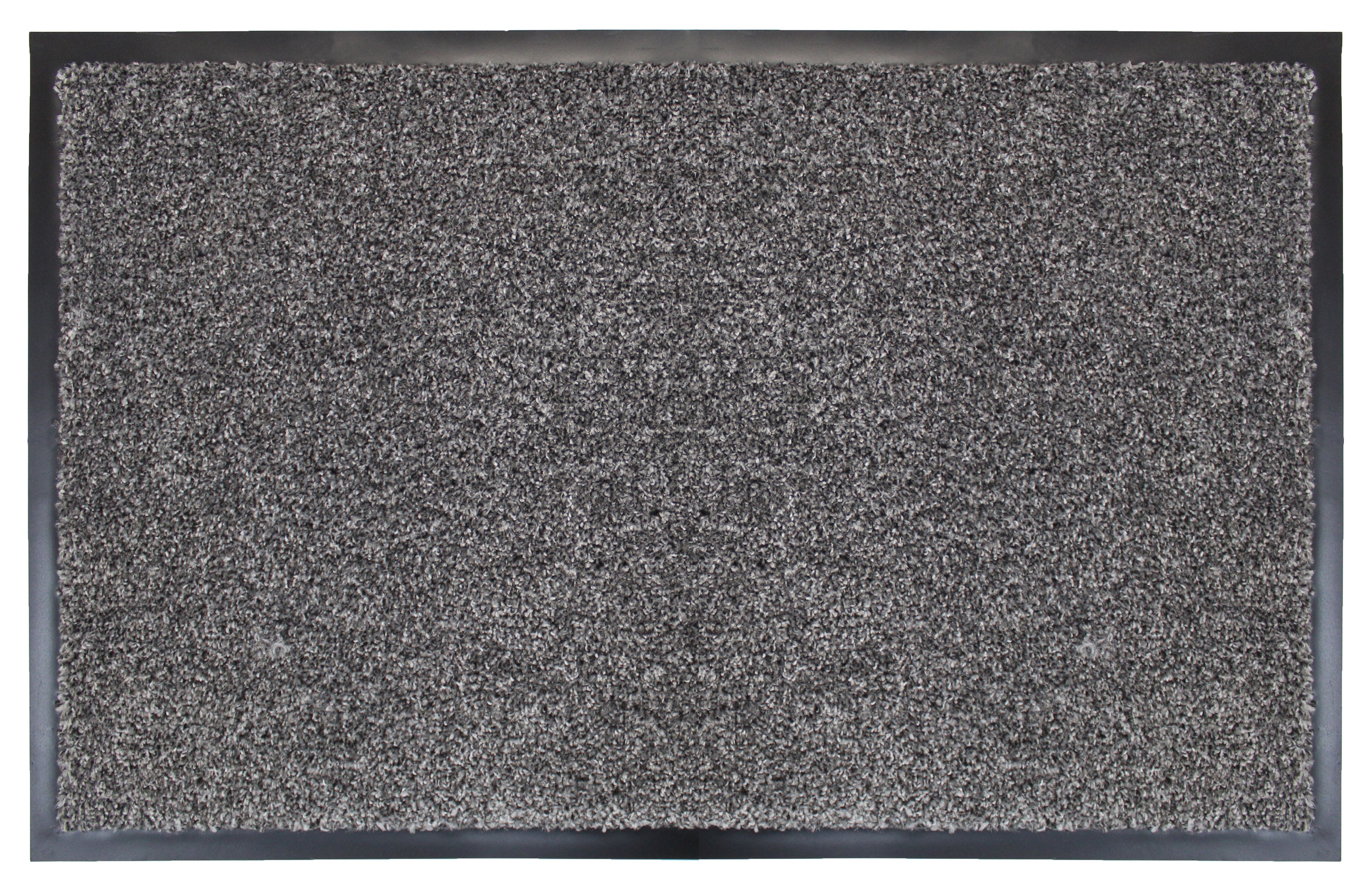 Grey Plain Barrier mat, 80cm x 50cm