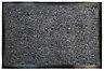 Grey Plain Door mat, 60cm x 40cm