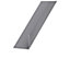 Grey PVC Equal L-shaped Angle profile, (L)2.5m (W)20mm