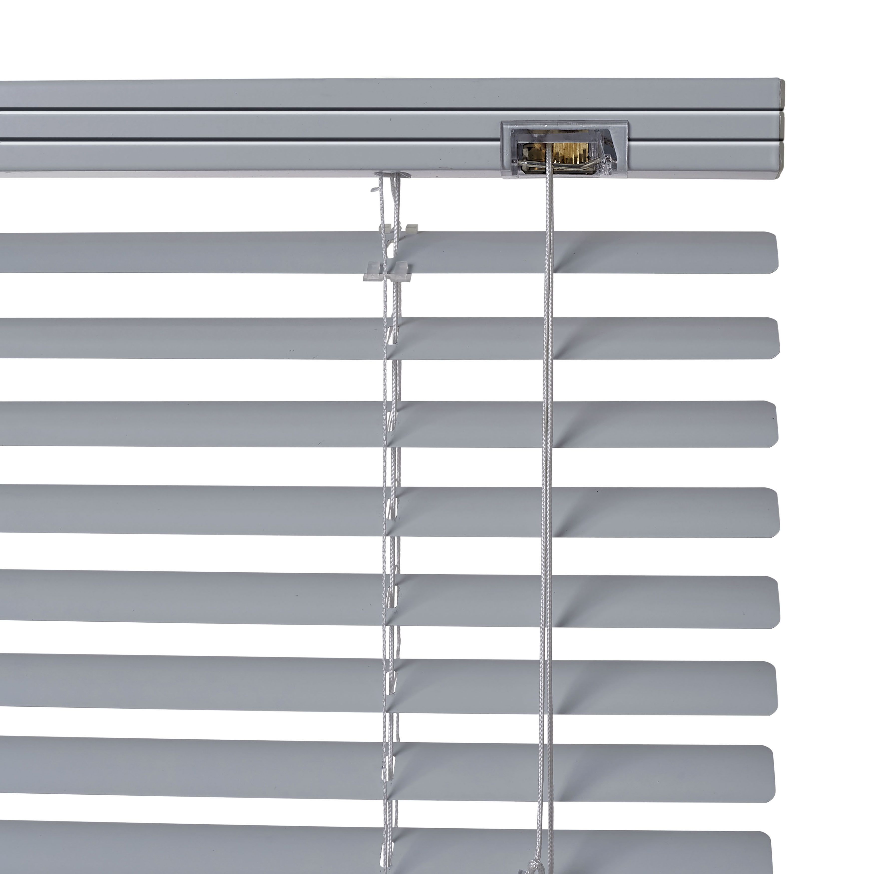 Grey PVC Venetian Blind (W)120cm (L)180cm