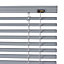 Grey PVC Venetian Blind (W)160cm (L)180cm