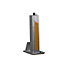 Grey Square Retractable Parking post, (H)670mm