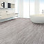 Grey Stone effect PVC Luxury vinyl click Luxury vinyl click flooring , (W)308mm
