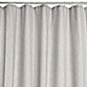 Grey Textured Shower curtain (L)2000mm