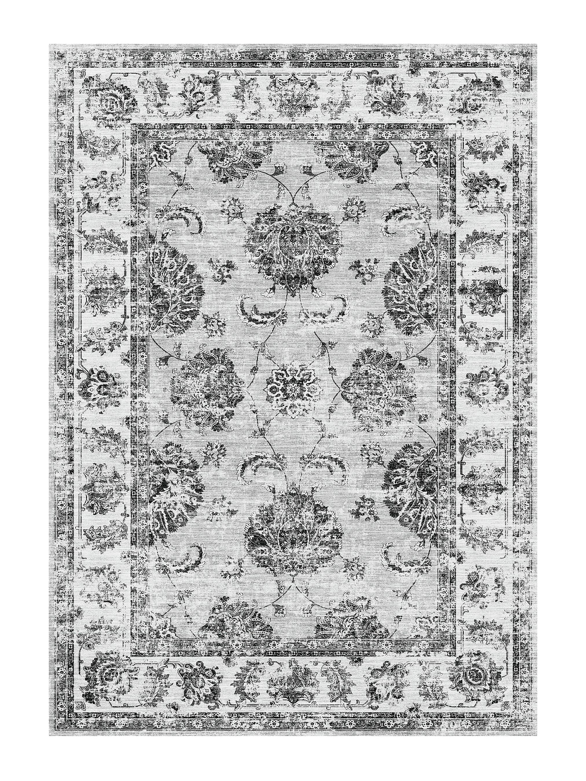 Grey Traditional Rug 230.5cmx160cm