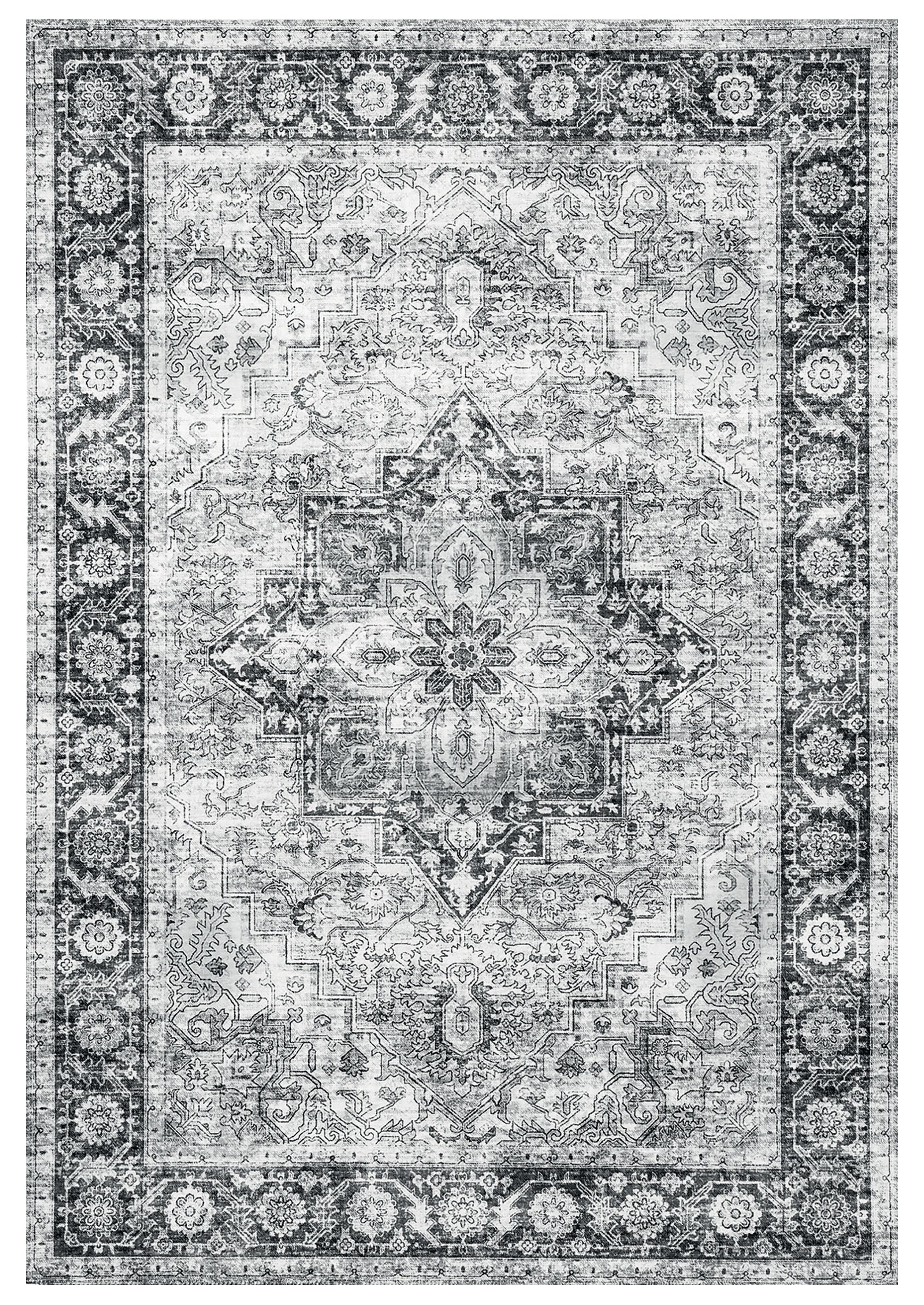 Grey Traditional Rug 230cmx160cm