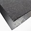 Grey Utility barrier Door mat, 120cm x 80cm