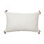 Grey & white Navajo Cushion (L)45cm x (W)45cm