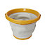 Grey & yellow 10L Mop bucket