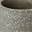 Griffin Speckled Circular Plant pot (Dia)16cm