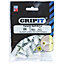 GripIt TwistIt Plasterboard fixing (Dia)16mm (L)27mm, Pack of 25