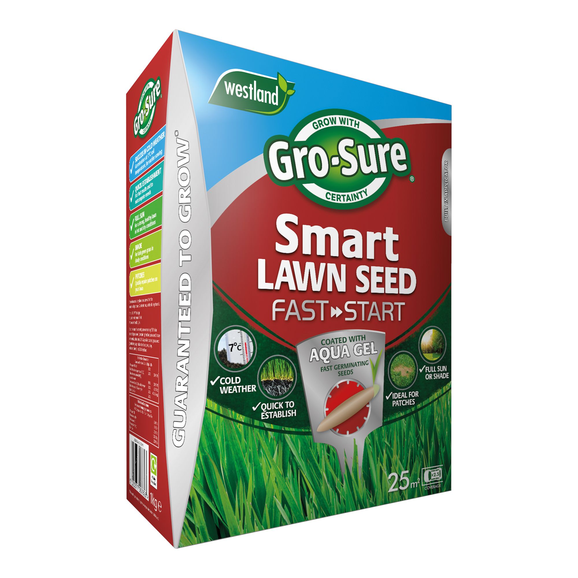 Gro-Sure Lawn fertiliser 25m² 1kg