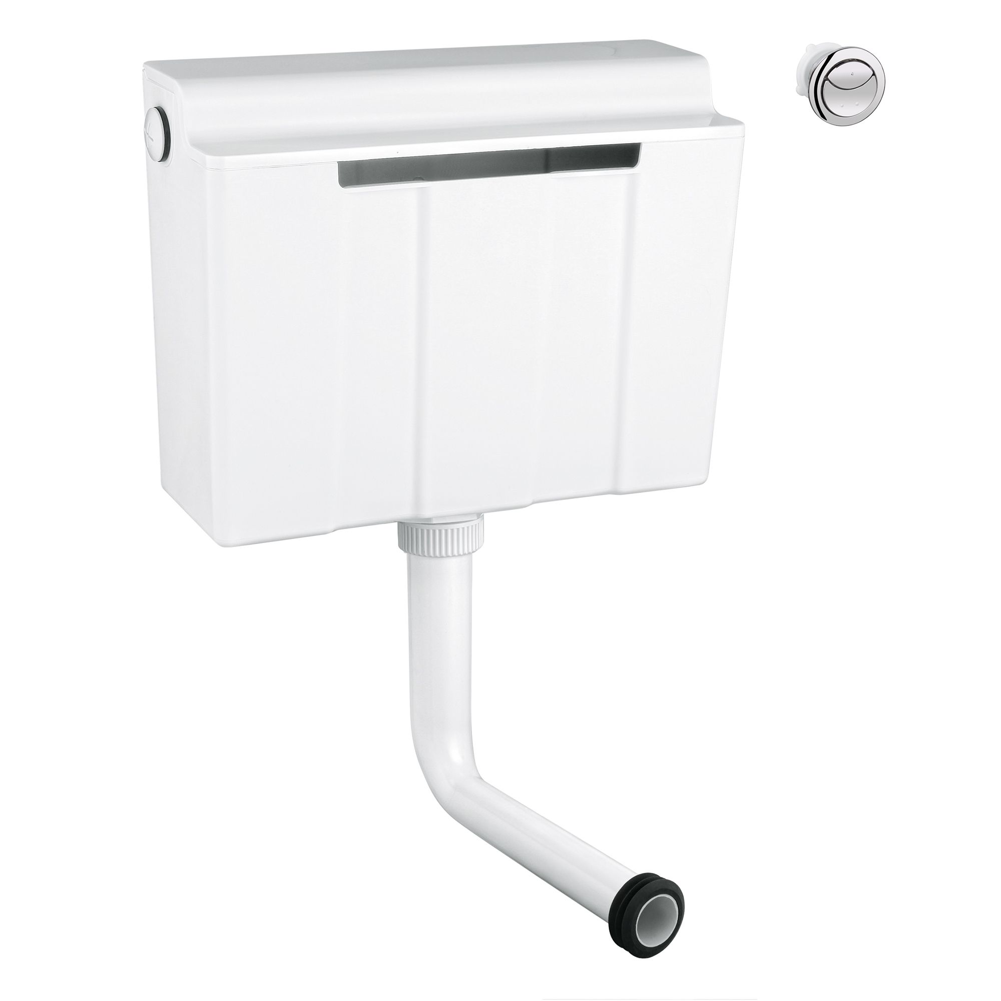 Grohe Adagio White Concealed Dual Cistern (H)32.3cm (W)39cm (D)14.6cm