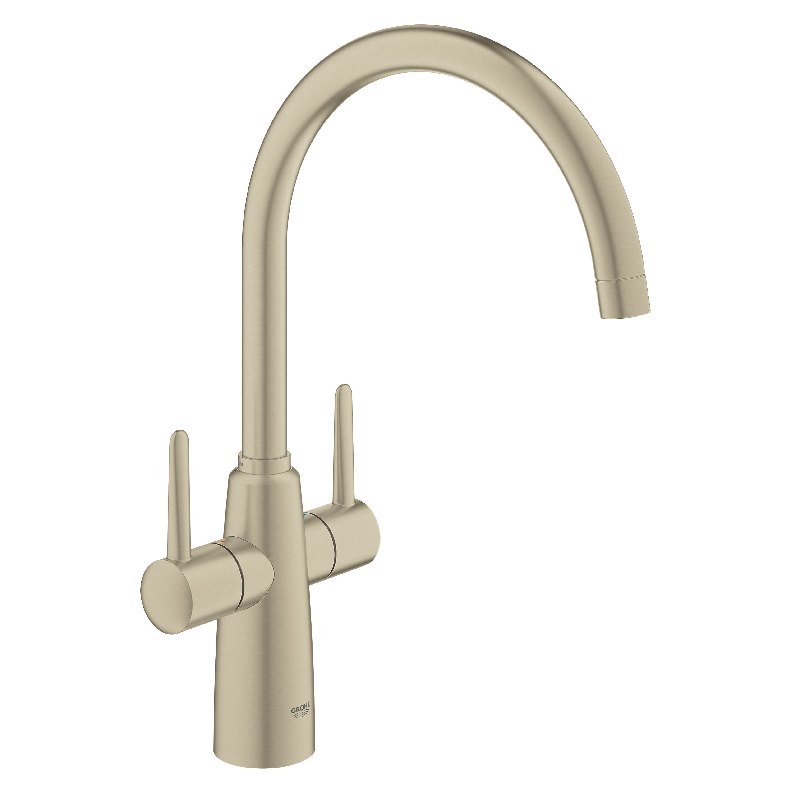 Grohe Matt black Kitchen Monobloc mixer Tap | Tradepoint