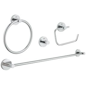 Grohe Essentials Bathroom accessory set, Set of 4