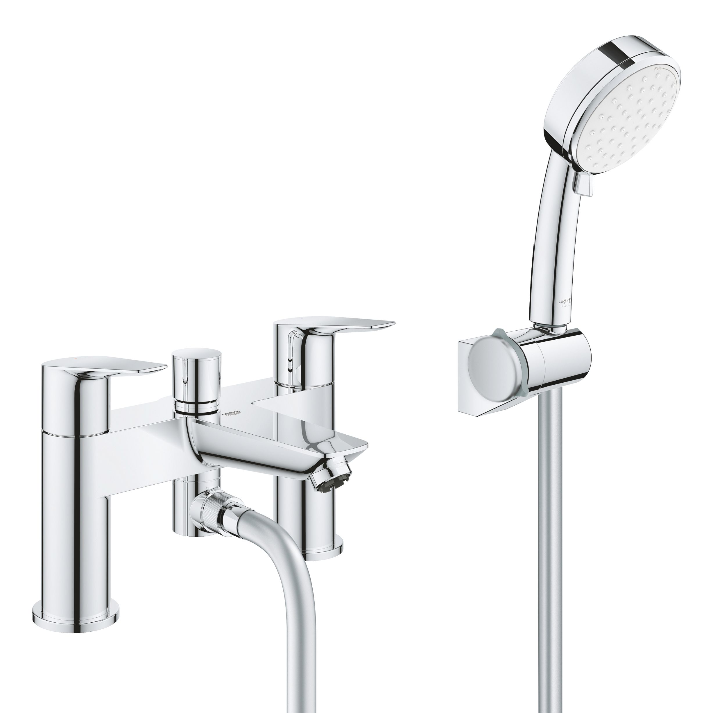 Grohe Start Edge Diverter Bath shower mixer tap with shower kit