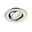GuardECO Nickel effect Adjustable LED Cool white Downlight 6W IP20
