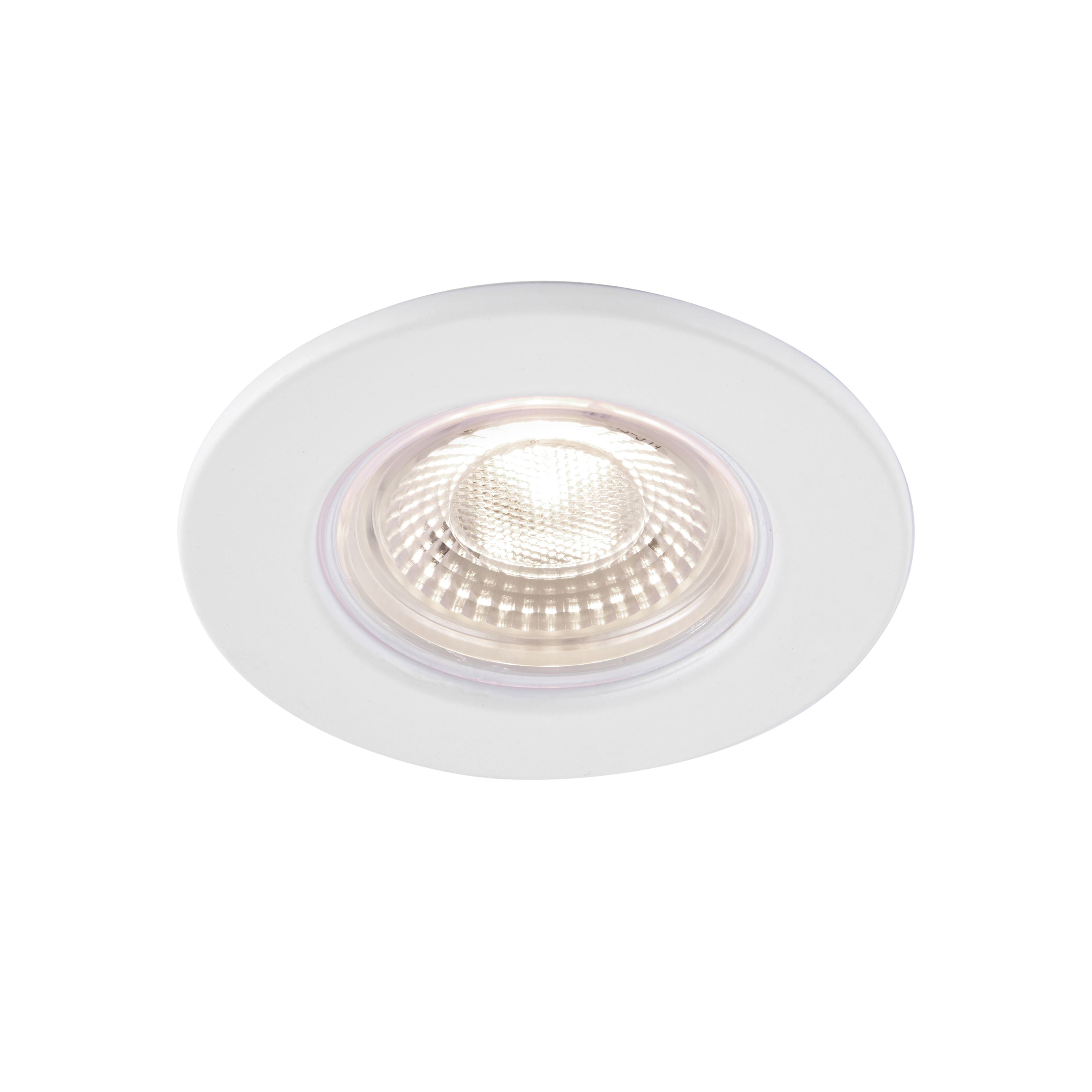 GuardECO White Non-adjustable LED Cool white Downlight 6W IP65, Pack of 10