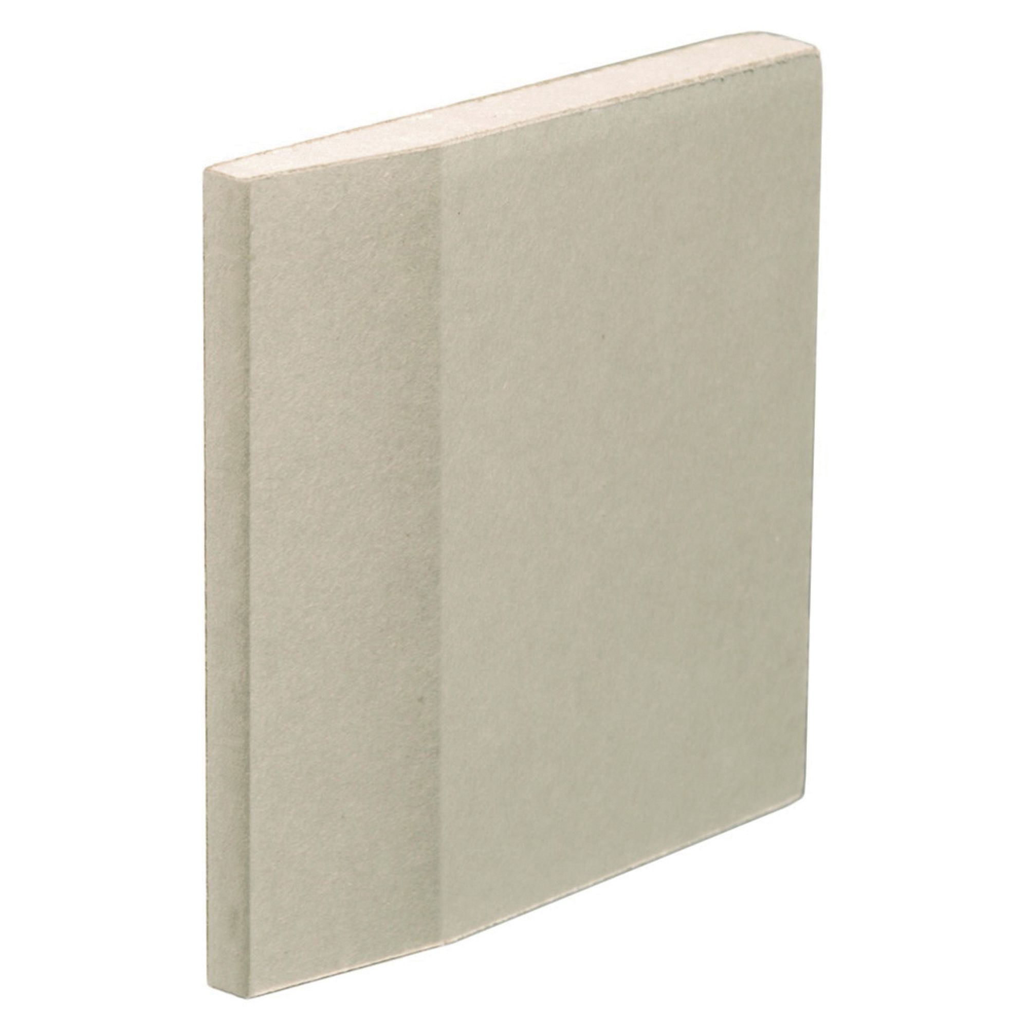 Gyproc Standard Tapered edge Plasterboard, (L)1.8m (W)0.9m (T)9.5mm