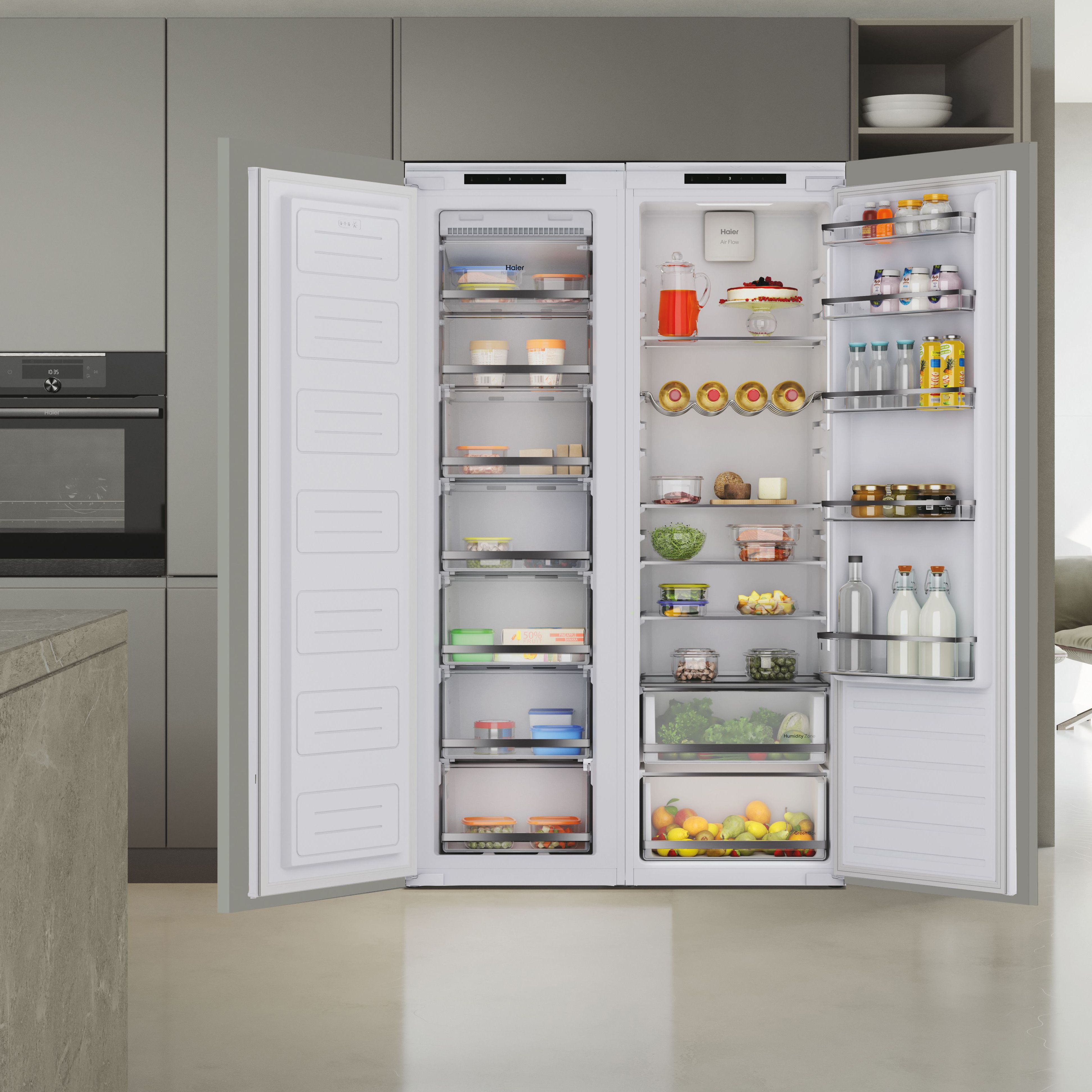 Haier HAUN518EWK Integrated Automatic defrost Freezer